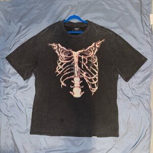 Black Represent Ribcage Graphic T-Shirt